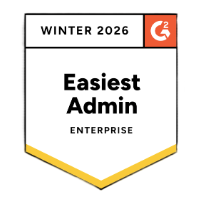 G2 Easiest Admin — Enterprise, Winter 2026