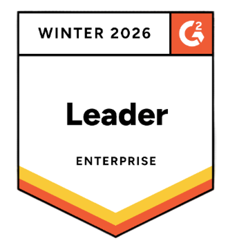 G2 Leader — Enterprise, Winter 2026