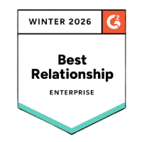 G2 Best Relationship — Enterprise, Winter 2026