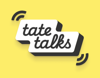 Tate Talks speech-bubble logo